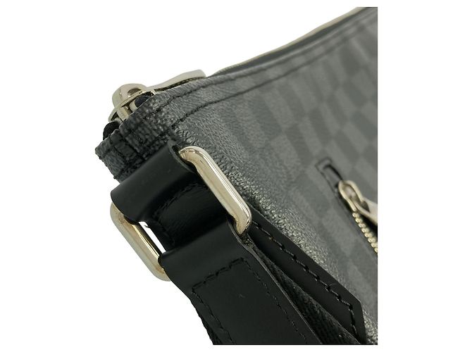 Louis Vuitton Damier Graphite Schultertasche Schwarz - Ansicht 6
