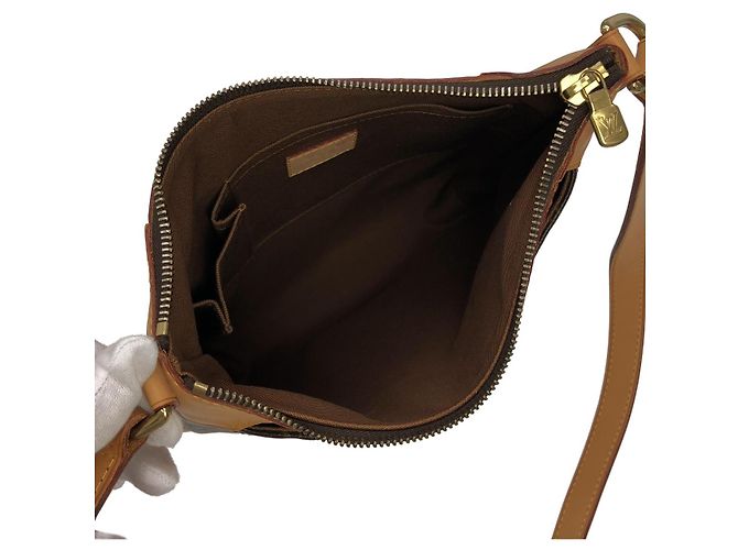 Borsa a tracolla Louis Vuitton Odeon Monogram Marrone - vista 8