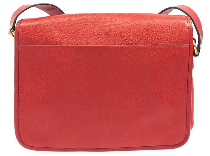 Céline Borsa a tracolla in pelle Celine Rosso - vista 2