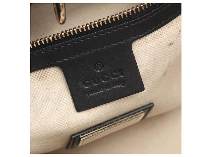 Gucci Guccissima Leder Tote Bag Schwarz - Ansicht 4