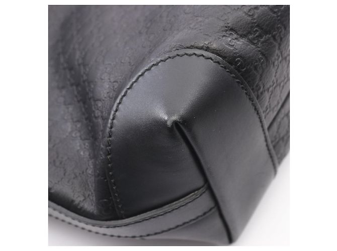 Gucci Guccissima Leder Tote Bag Schwarz - Ansicht 6