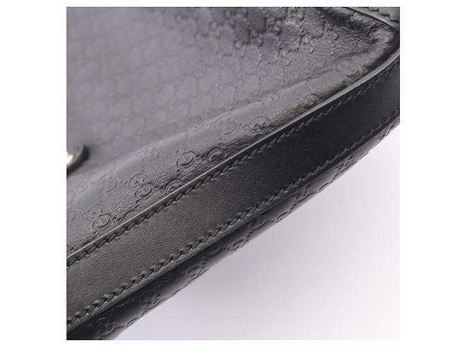 Gucci Guccissima Leder Tote Bag Schwarz - Ansicht 8