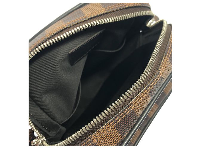 Bolso de hombro Louis Vuitton Damier Chapman Castaño - vista 7
