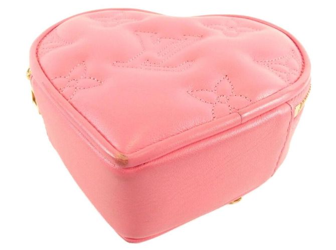 Louis Vuitton Bubblegram Pop My Heart Kalbsleder Pouch Pink - Ansicht 2