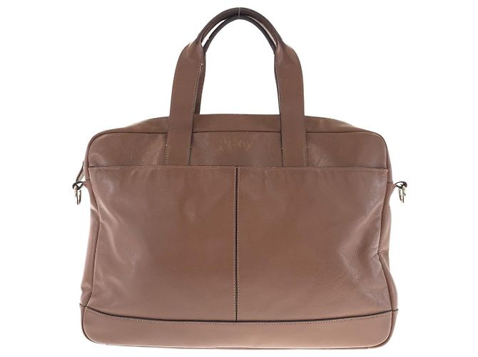 Valigetta 2 way in pelle COACH Hamilton Marrone - vista 2