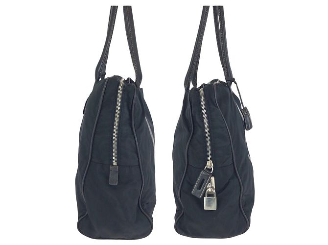 Tote Prada Tessuto Nylon 2way Tasche Schwarz - Ansicht 8