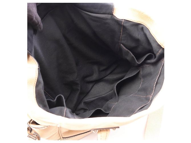 Loewe Anagram Leder 2way Tote Bag Braun Beige - Ansicht 3
