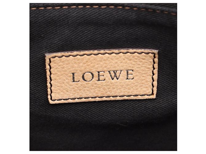 Loewe Anagram Leder 2way Tote Bag Braun Beige - Ansicht 4