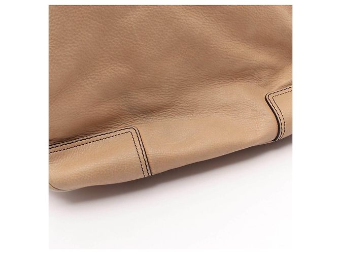 Loewe Anagram Leder 2way Tote Bag Braun Beige - Ansicht 8