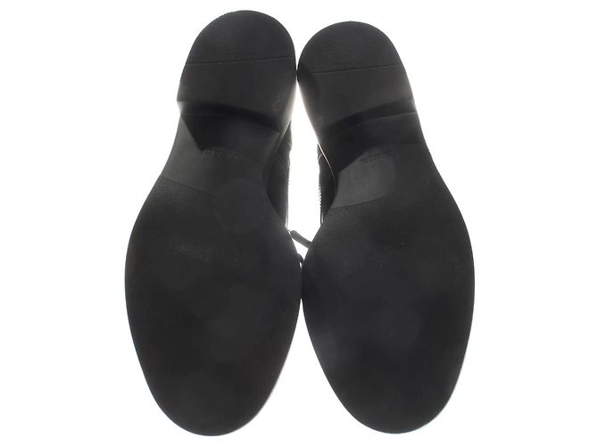 Stivaletti con lacci in pelle e nylon Prada Monolith Nero - vista 8