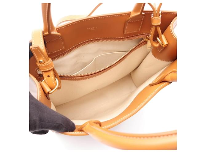 Céline CELINE Borsa Tote Cabas Verticale Small 2way Bianco - vista 3