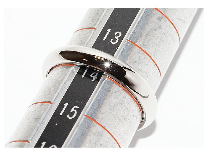Cartier 1895 Ehering Pt950 Ringgröße 54 Silber Metallisch - Ansicht 2