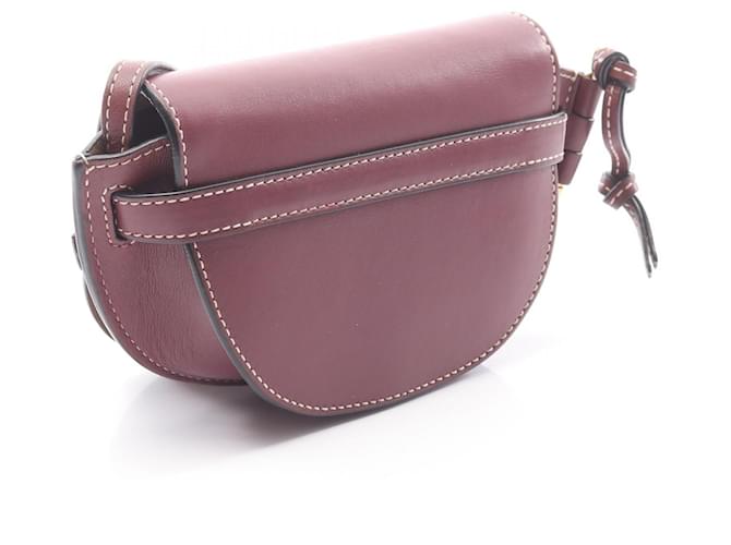 Borsa a tracolla Loewe Gate Mini in pelle Marrone - vista 2