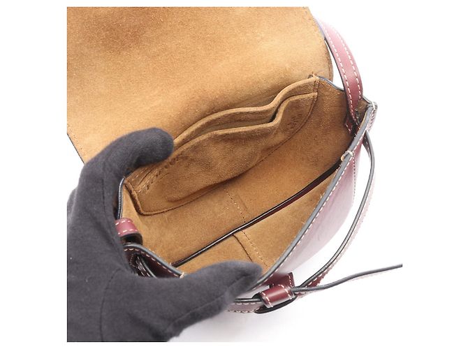 Borsa a tracolla Loewe Gate Mini in pelle Marrone - vista 3