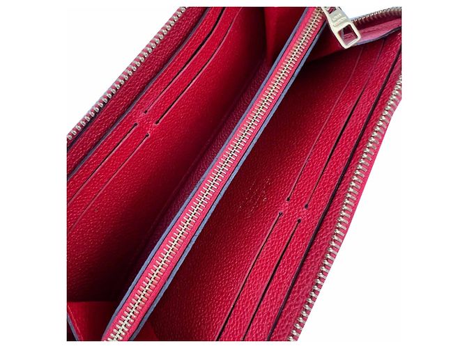Portafoglio Louis Vuitton Clemence Red Empriente in pelle Rosso - vista 5
