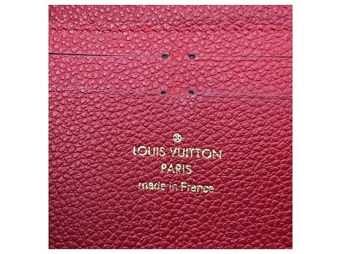Portafoglio Louis Vuitton Clemence Red Empriente in pelle Rosso - vista 6