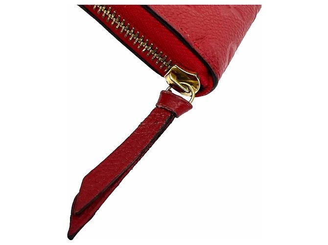 Portafoglio Louis Vuitton Clemence Red Empriente in pelle Rosso - vista 7