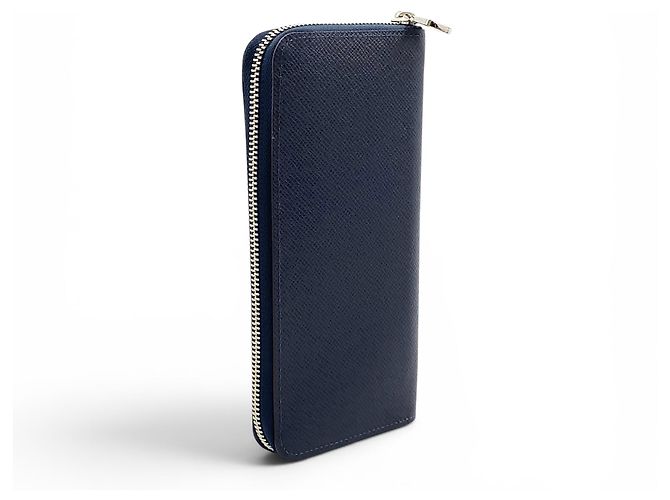 Portafoglio lungo Zippy Louis Vuitton in pelle blu - vista 2