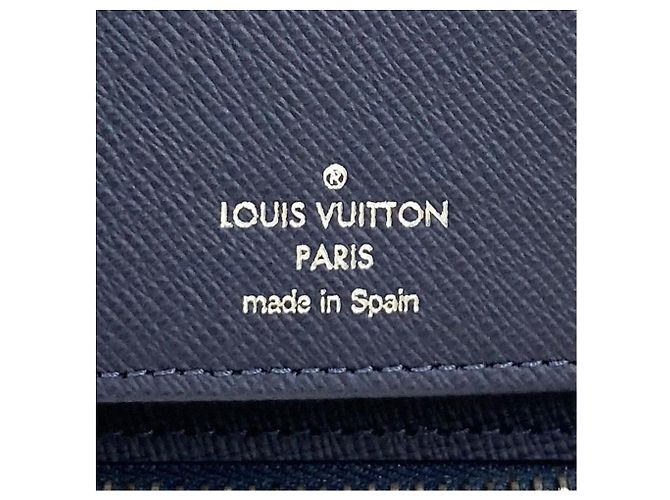 Portafoglio lungo Zippy Louis Vuitton in pelle blu - vista 4
