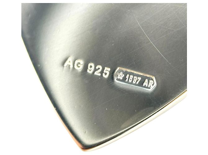 Collana Cuore Gucci Trademark in Argento 925 Metallico - vista 4