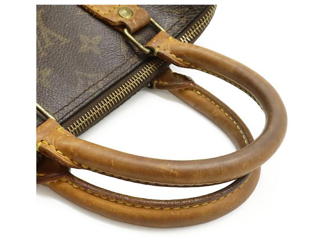 Borsa Louis Vuitton Speedy 25 Monogram Marrone - vista 4