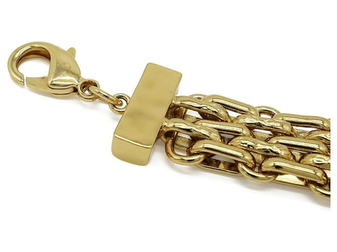 Bracciale Chanel Matelasse Coco Mark D'oro Metallico - vista 4