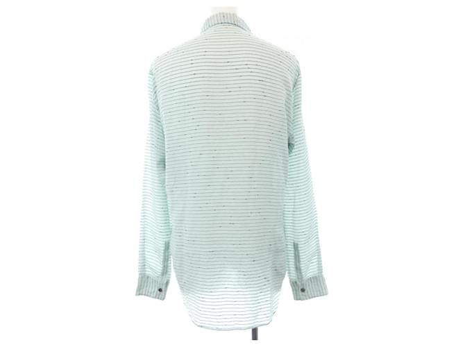 Camicia in cotone Dior Verde - vista 2