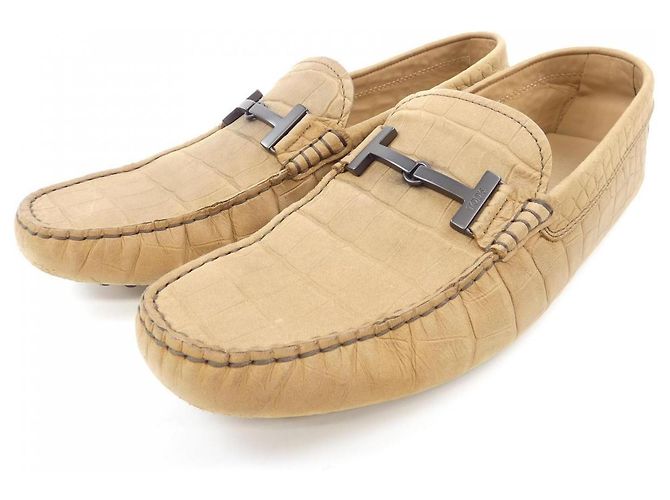 Mocassini Tod's NEW DOPPIA T in pelle Marrone - vista 3