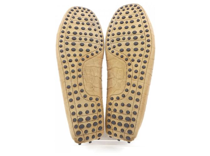 Mocassini Tod's NEW DOPPIA T in pelle Marrone - vista 4
