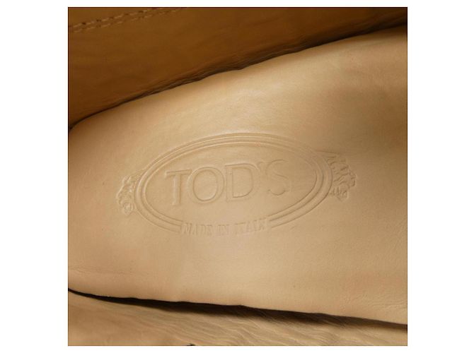 Mocassini Tod's NEW DOPPIA T in pelle Marrone - vista 6