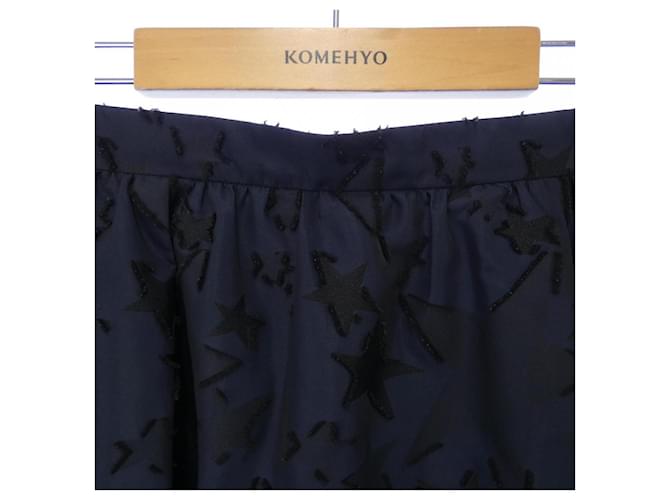 Autre Marque Falda Rene Negro Azul marino - vista 5