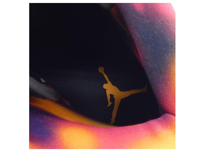 Autre Marque Sneakers Nike Air Jordan 1 Mid Nero Bianco Giallo - vista 6