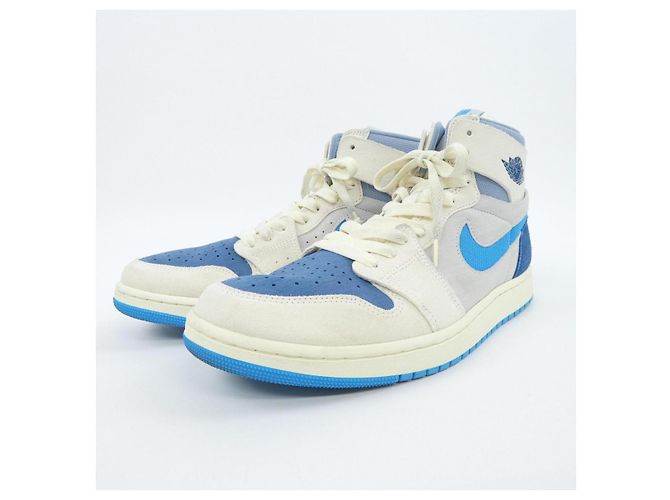 Autre Marque Sneakers Nike Jordan Marrone Bianco Blu - vista 3