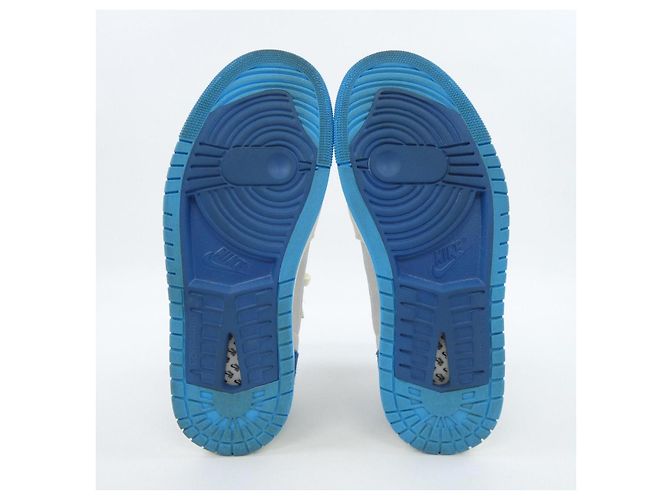 Autre Marque Sneakers Nike Jordan Marrone Bianco Blu - vista 4