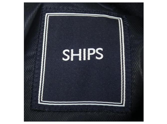 Autre Marque Abrigo de mezcla de cachemira SHIPS Negro - vista 4