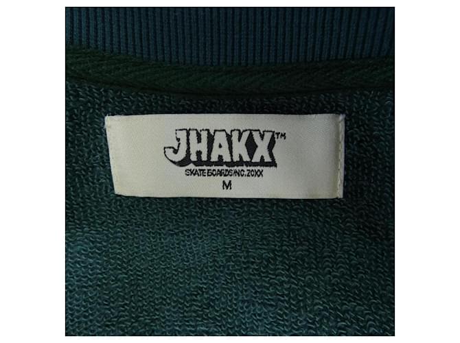 Autre Marque JHAKX Baumwoll-Sweatshirt Grün - Ansicht 4