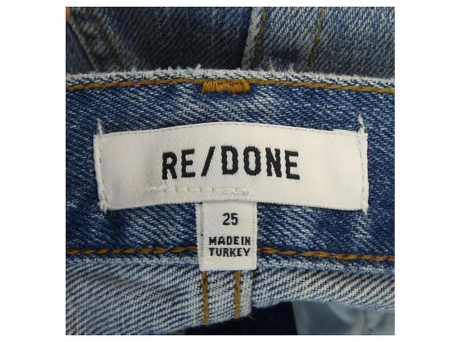 Autre Marque Jeans RE DONE Bleu - vue 4