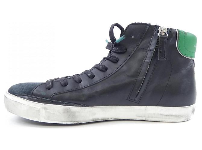 Autre Marque Philippe Model Ledersneaker Schwarz - Ansicht 2