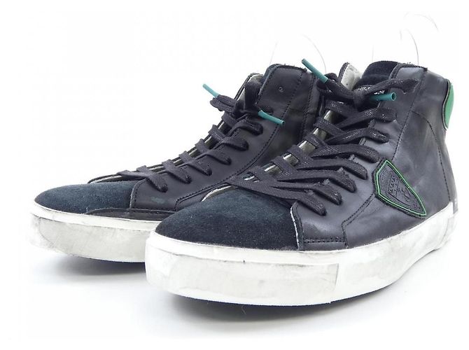 Autre Marque Philippe Model Ledersneaker Schwarz - Ansicht 3