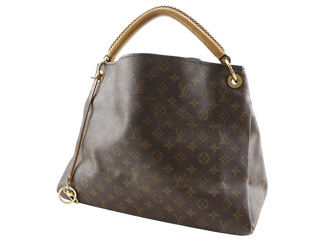 Borsa a Spalla Louis Vuitton Artsy Monogram Marrone - vista 2