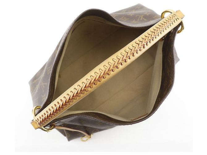 Borsa a Spalla Louis Vuitton Artsy Monogram Marrone - vista 6