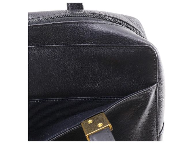 Borsa a mano in pelle granulata Burberry Nero - vista 14
