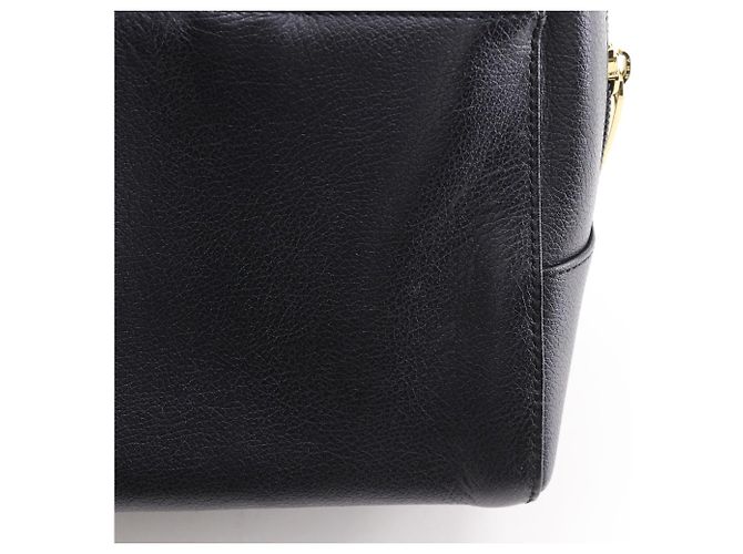 Borsa a mano in pelle granulata Burberry Nero - vista 16