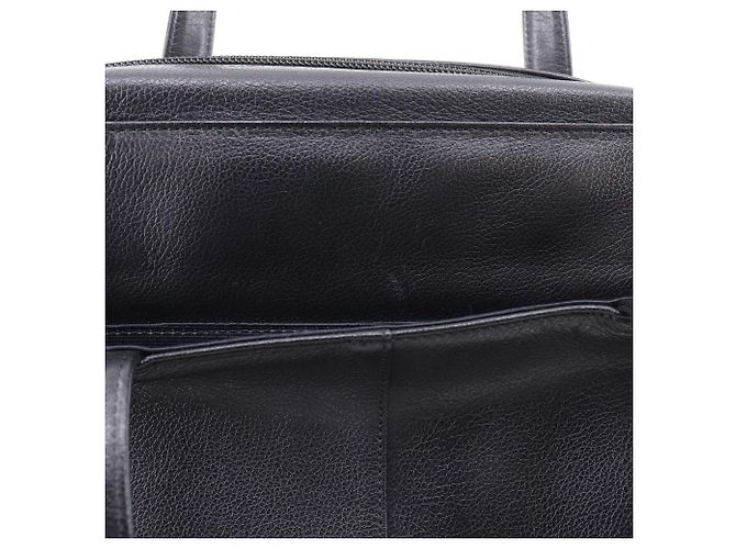 Borsa a mano in pelle granulata Burberry Nero - vista 17