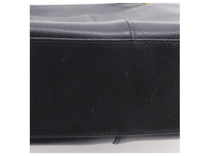 Borsa a mano in pelle granulata Burberry Nero - vista 18