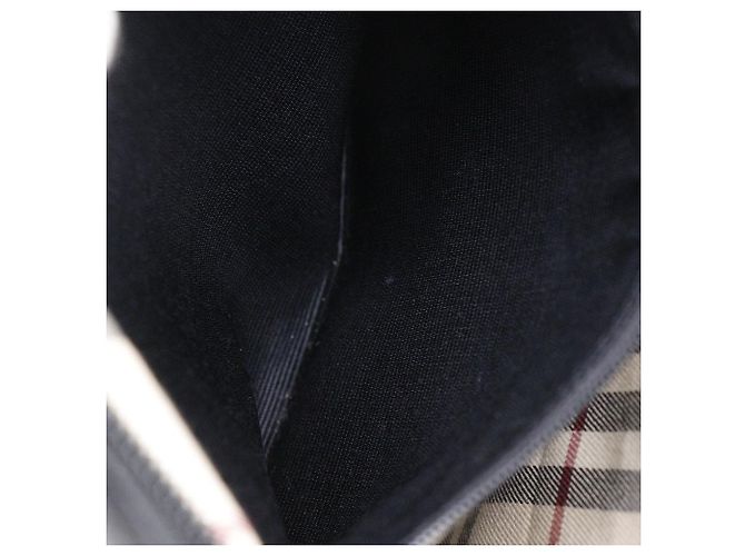 Borsa a mano in pelle granulata Burberry Nero - vista 20