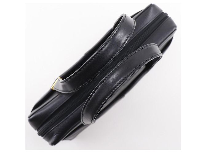Borsa a mano in pelle granulata Burberry Nero - vista 8
