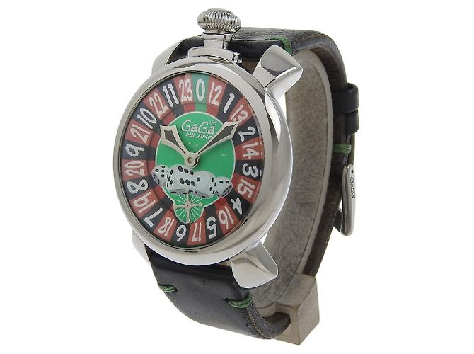 Autre Marque Gaga Milano Manuale48 Edelstahl Uhr - Ansicht 2