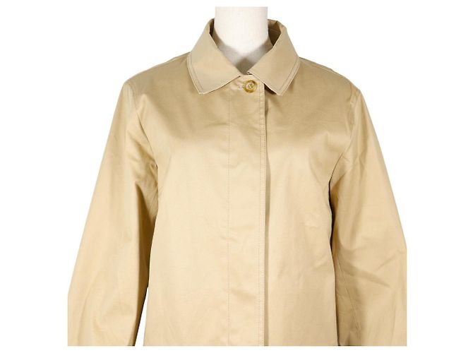 Abrigo de algodón y poliuretano Burberry Beige - vista 2