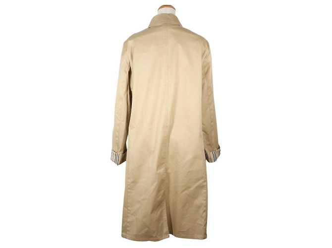 Abrigo de algodón y poliuretano Burberry Beige - vista 3